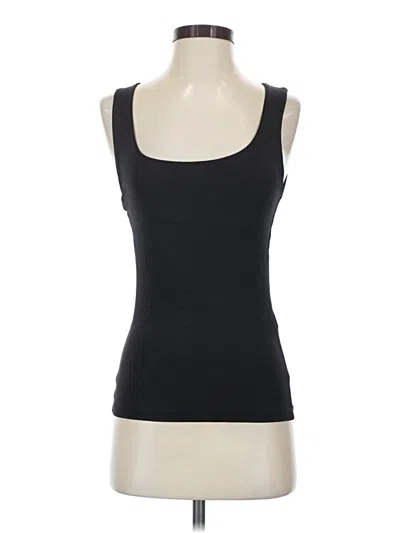 Pre-owned Zara Tank Top Black Strapless Neckline Tops