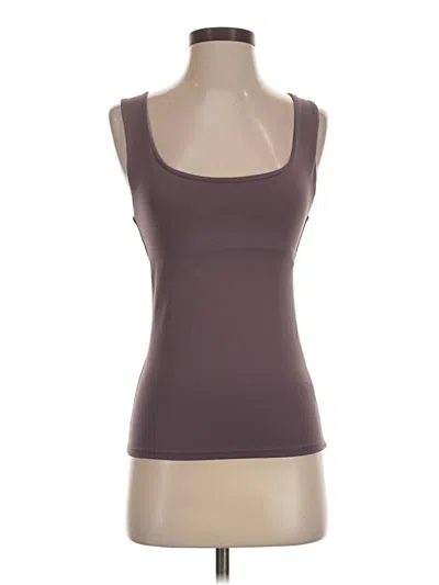 Pre-owned Zara Tank Top Brown Strapless Neckline Tops