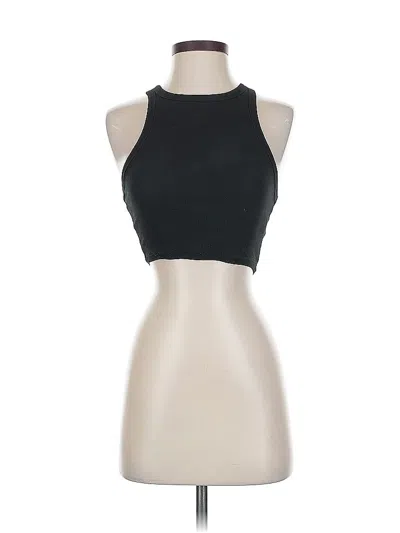 Pre-owned Zara Tank Top Gray Halter Neckline Tops