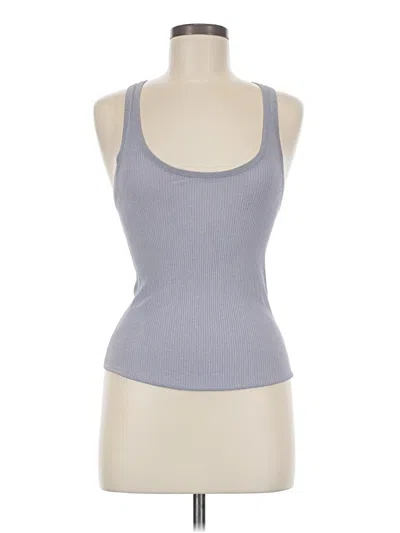 Pre-owned Zara Tank Top Gray Halter Neckline Tops