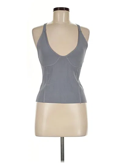Pre-owned Zara Tank Top Gray Halter Neckline Tops