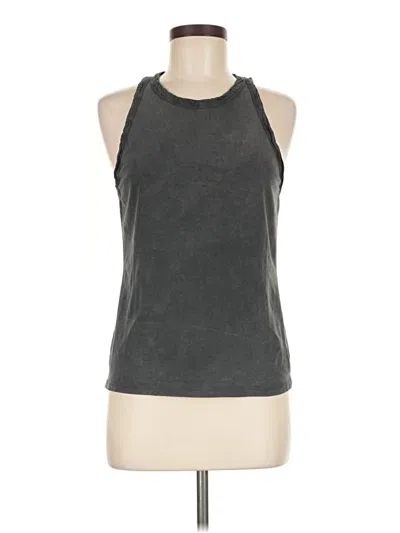 Pre-owned Zara Tank Top Gray Halter Neckline Tops