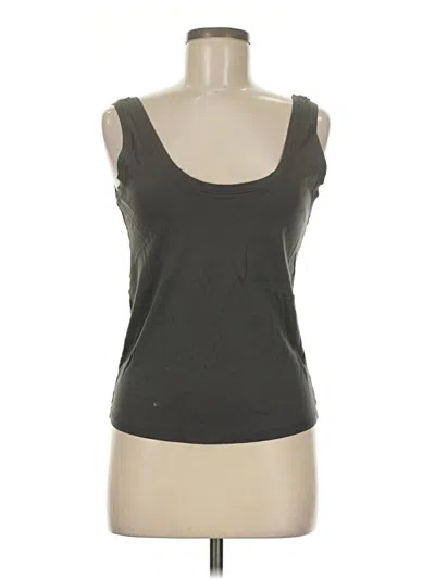 Pre-owned Zara Tank Top Gray Strapless Neckline Tops