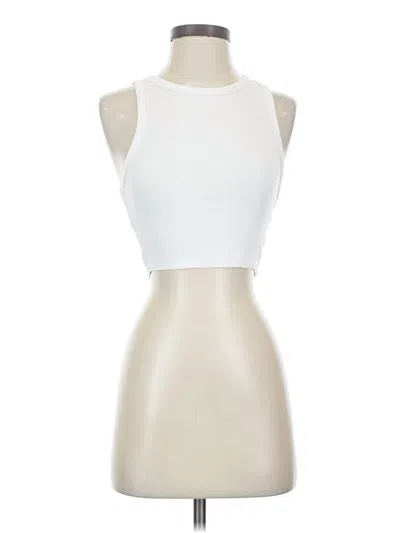 Pre-owned Zara Tank Top Ivory Halter Neckline Tops