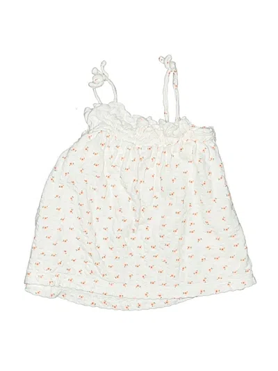 Pre-owned Zara Kids' Tank Top Ivory Halter Neckline Tops