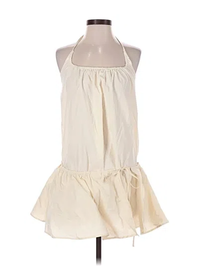 Pre-owned Zara Tank Top Ivory Halter Neckline Tops