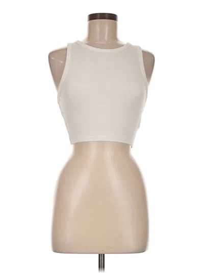 Pre-owned Zara Tank Top Ivory Halter Neckline Tops