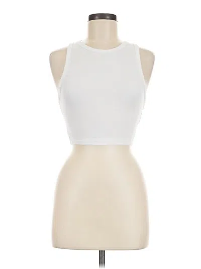 Pre-owned Zara Tank Top Ivory Halter Neckline Tops