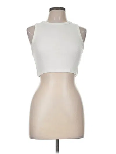 Pre-owned Zara Tank Top Ivory Halter Neckline Tops