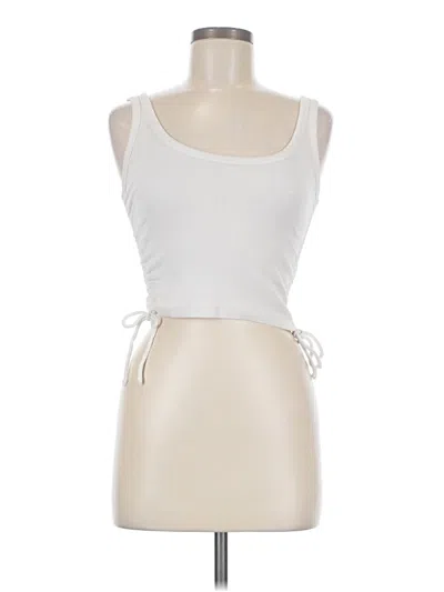Pre-owned Zara Tank Top Ivory Strapless Neckline Tops