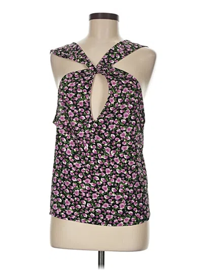 Pre-owned Zara Tank Top Pink Halter Neckline Tops