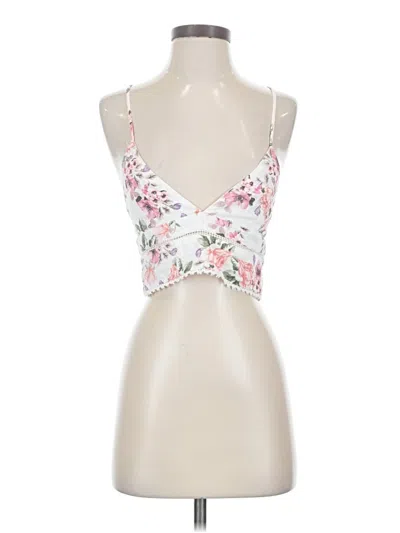 Pre-owned Zara Tank Top Pink Halter Neckline Tops