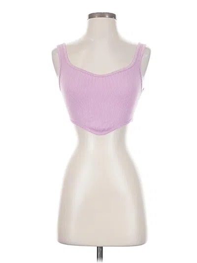 Pre-owned Zara Tank Top Pink Strapless Neckline Tops
