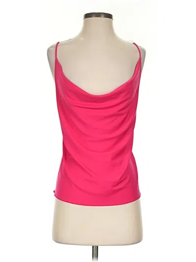 Pre-owned Zara Tank Top Pink Strapless Neckline Tops