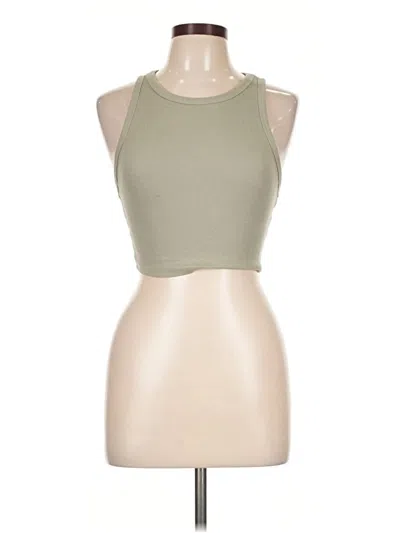 Pre-owned Zara Tank Top Tan Halter Neckline Tops