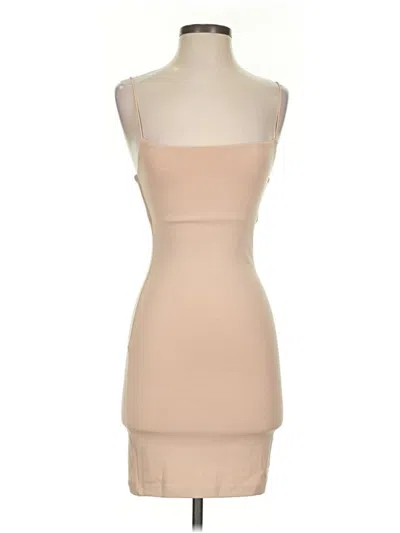 Pre-owned Zara Tank Top Tan Strapless Neckline Tops