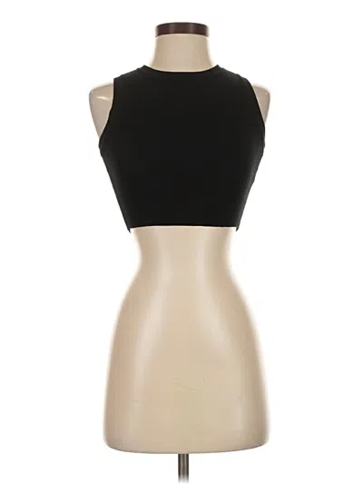 Pre-owned Zara Tank Top Tan Strapless Neckline Tops In Brown