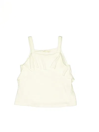 Pre-owned Zara Kids' Tank Top White Halter Neckline Tops