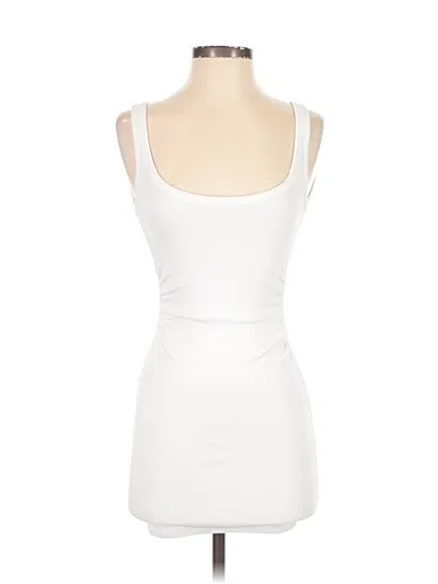 Pre-owned Zara Tank Top White Strapless Neckline Tops