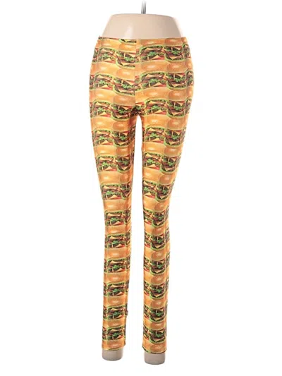 Pre-owned Zara Terez Leggings In Yellow
