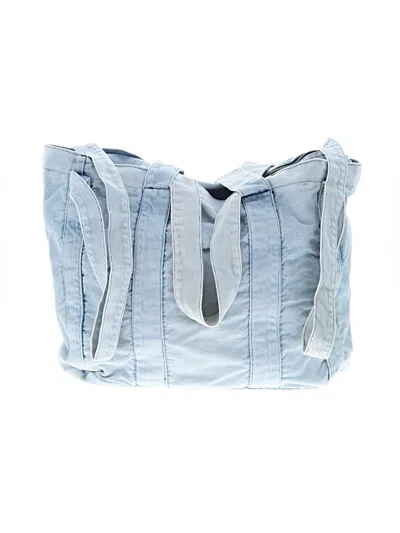 Pre-owned Zara Tote Bag In Blue