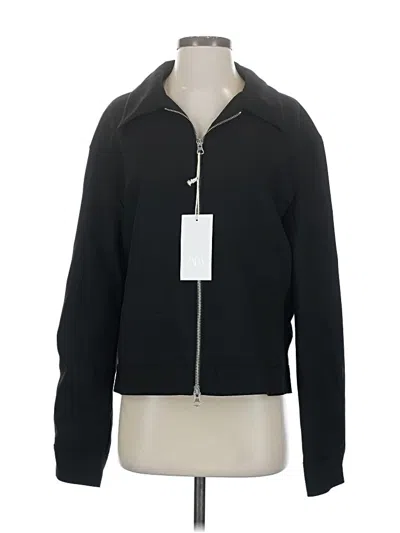 Pre-owned Zara Track Jacket In Black