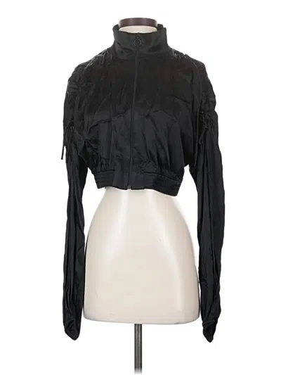 Pre-owned Zara Track Jacket In Black