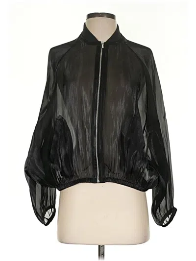 Pre-owned Zara Track Jacket In Black