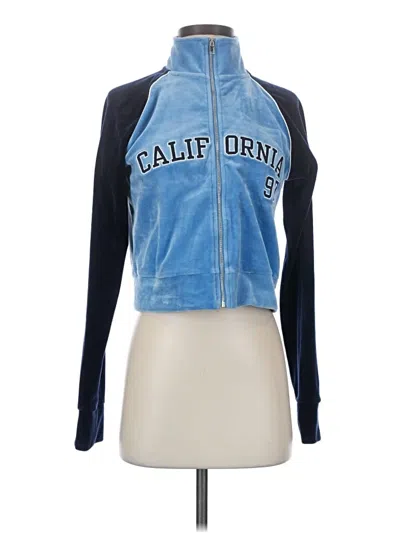 Pre-owned Zara Track Jacket In Blue