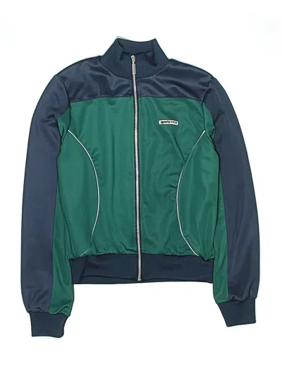 Pre-owned Zara Kids' Track Jacket In Green