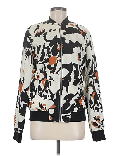 Pre-owned Zara Track Jacket In Ivory