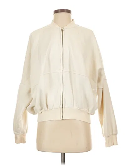 Pre-owned Zara Track Jacket In Ivory