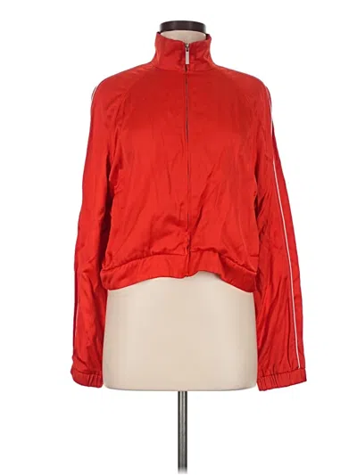 Pre-owned Zara Track Jacket In Red