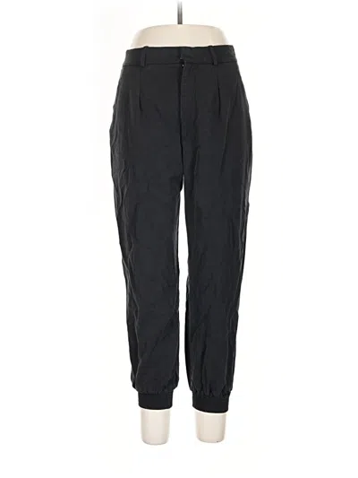 Pre-owned Zara Track Pants In Black