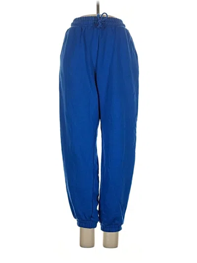 Pre-owned Zara Track Pants In Blue