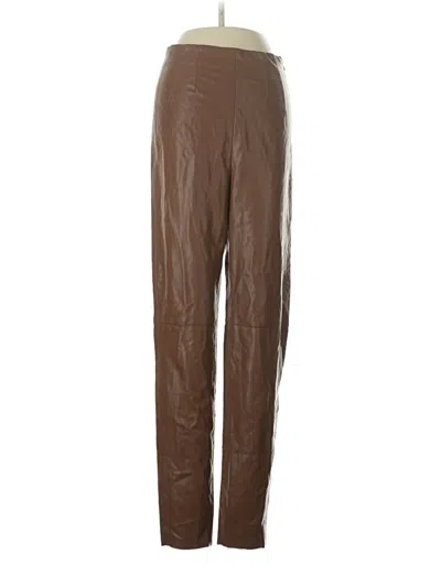 Pre-owned Zara Track Pants In Brown