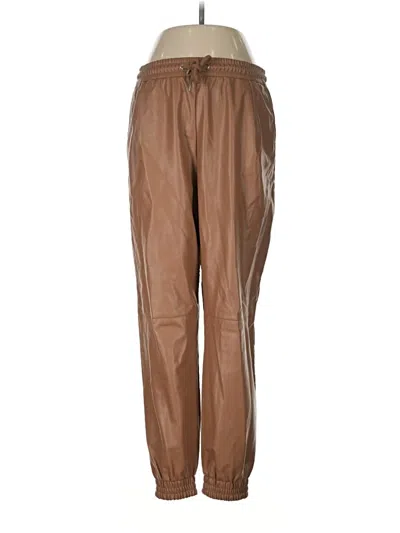 Pre-owned Zara Track Pants In Brown