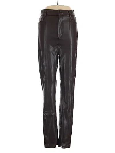 Pre-owned Zara Track Pants In Brown