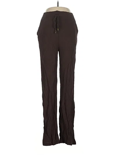 Pre-owned Zara Track Pants In Brown