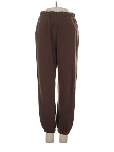 Pre-owned Zara Track Pants In Brown