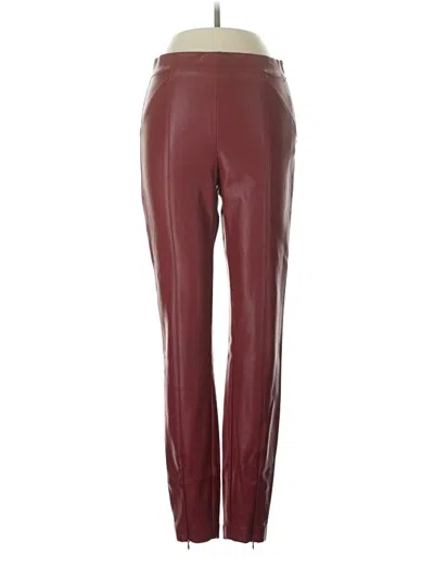 Pre-owned Zara Track Pants In Burgundy