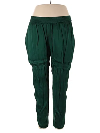 Pre-owned Zara Track Pants In Green