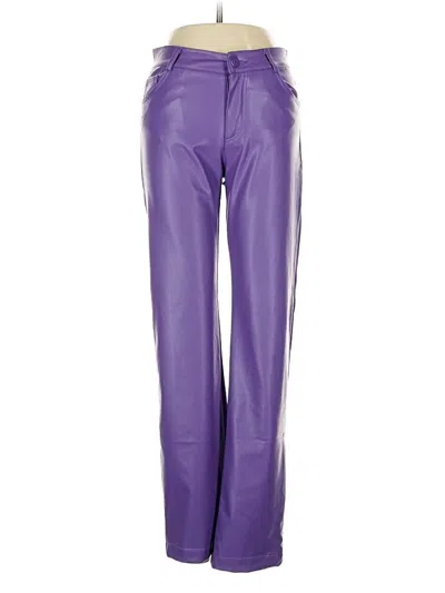 Pre-owned Zara Track Pants In Purple