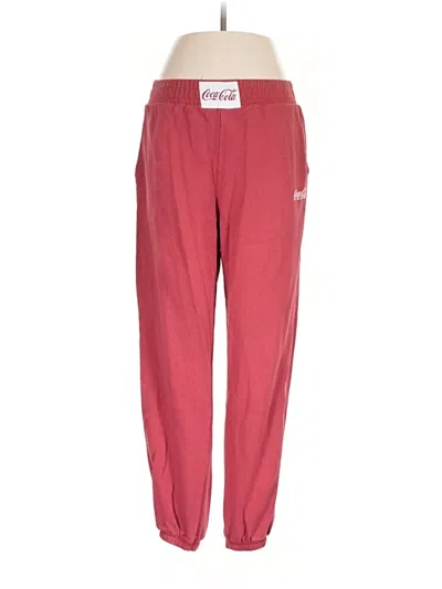 Pre-owned Zara Track Pants In Red
