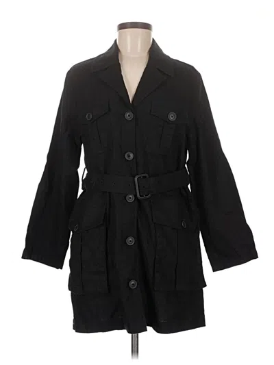 Pre-owned Zara Trenchcoat In Black