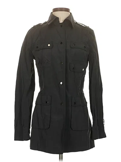 Pre-owned Zara Trenchcoat In Black