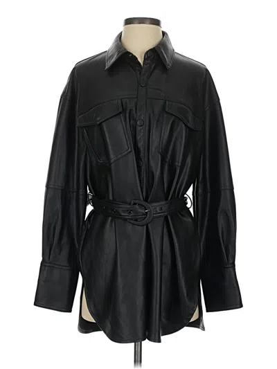 Pre-owned Zara Trenchcoat In Black