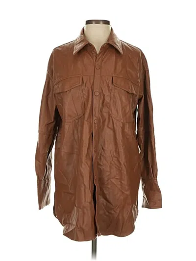 Pre-owned Zara Trenchcoat In Brown