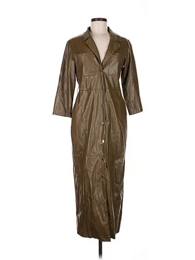 Pre-owned Zara Trenchcoat In Brown