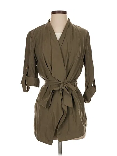 Pre-owned Zara Trenchcoat In Brown